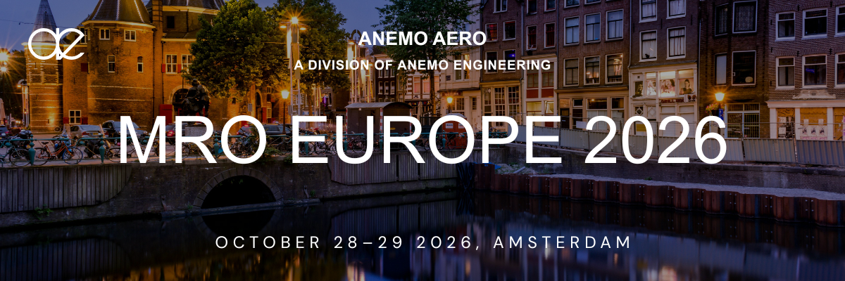 Anemo Aero attends at MRO Europe 2026 in Amsterdam