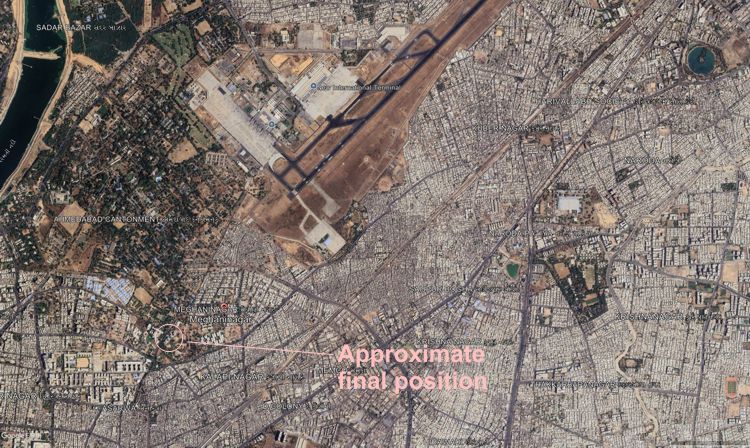 Map (Graphics: AVH/Google Earth)