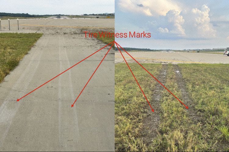 Witness Marks (Photo: NTSB)