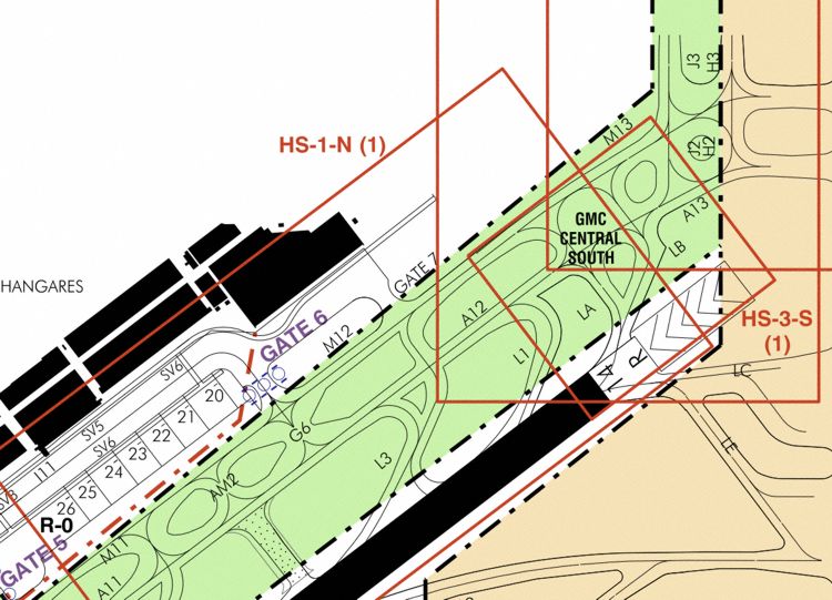 Excerpt of Aerodrome Chart (Graphics: AIS Espana)