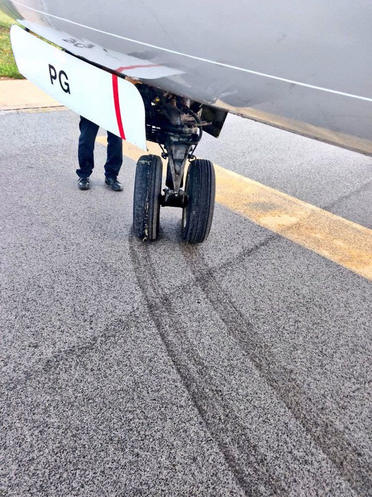 The aircraft seen later (Photo: Ivan Castros Palacios)