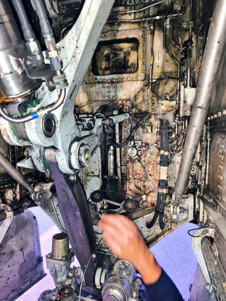 The aircraft seen later (Photo: Ivan Castros Palacios)