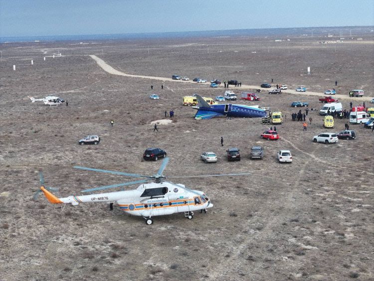 The accident site (Photos: Reuters)