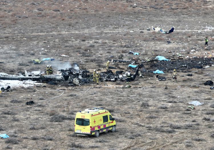 The accident site (Photos: Reuters)