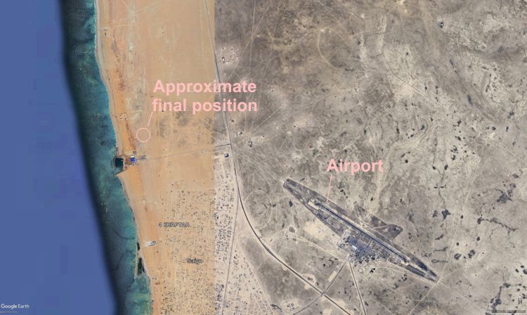 Map (Graphics: AVH/Google Earth)
