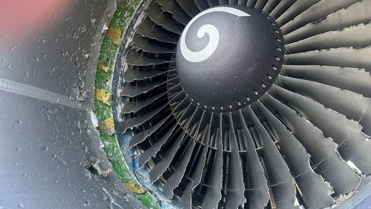 The engine damage