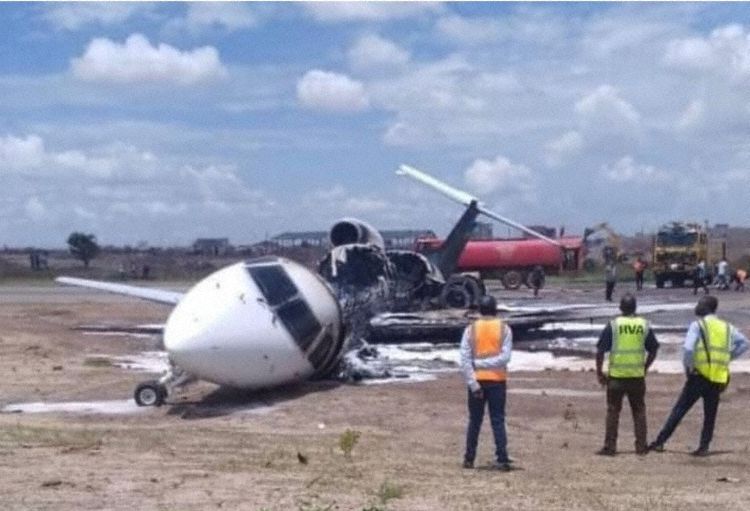 The end of the aircraft (Photo: BPEA)