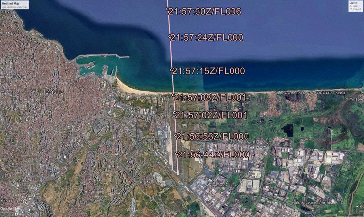 Map and Trajectory (Graphics: AVH/Google Earth)
