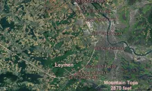 Map and trajectory (Graphics: AVH/Google Earth)