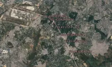 Map including flight trajectory (Graphics: AVH/Google Earth)