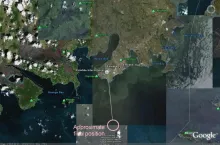 Map of Entebbe (Courtesy Google Earth)