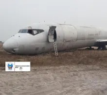 Accident: Trans Air DC87 at Kinshasa on Sep 8th 2026, runway excursion