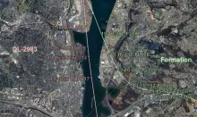 Map and trajectories (Graphics: AVH/Google Earth)