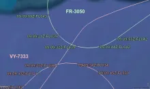 Trajectories (Graphics: AVH/Google Earth)