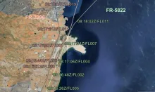 Map with trajectories (Graphics: AVH/Google Earth)