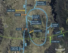 Map (Graphics: ATSB/Google Earth)