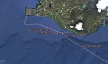 Map and trajectory (Graphics: AVH/Google Earth)
