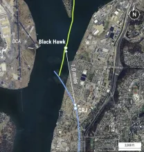 Flight track details of both aircraft (Graphics: NTSB)